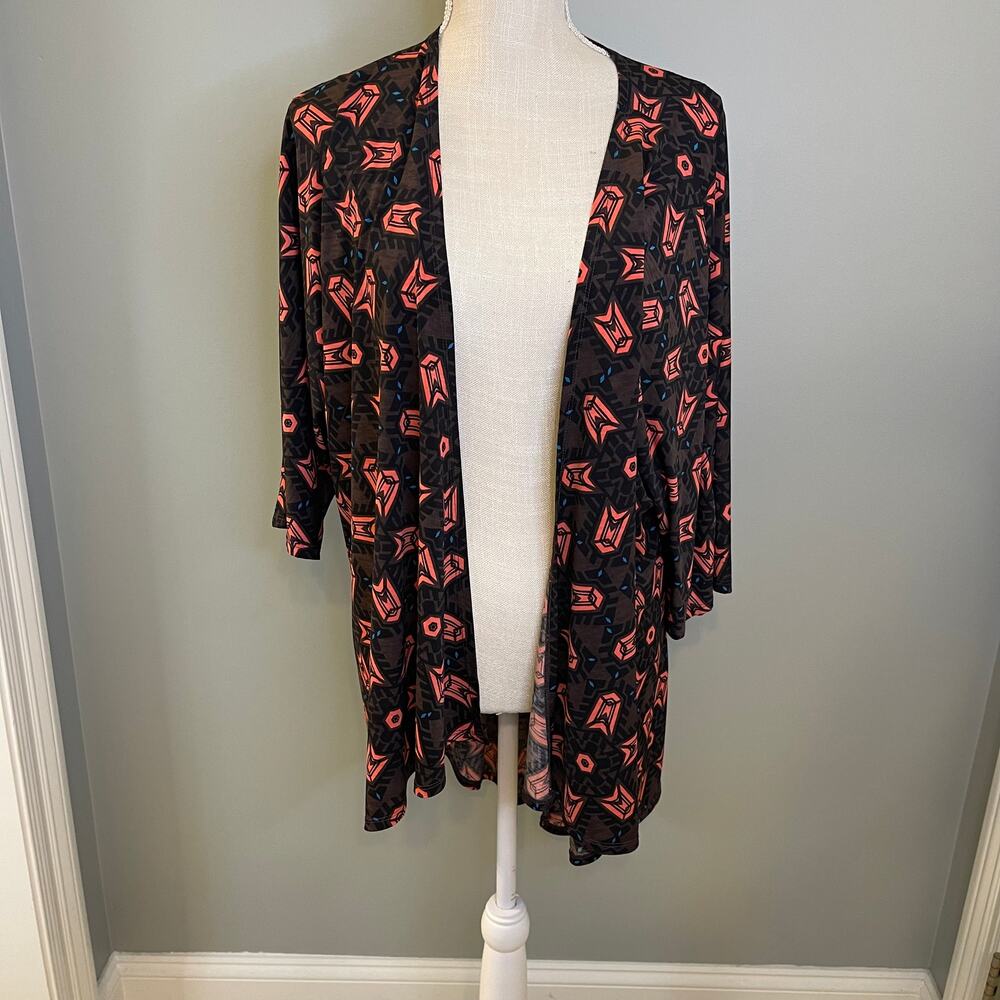 Lularoe Long Open Front Duster Cardigan, M